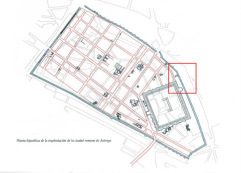 OBRAS DE RESTAURACIu00d3N DEL TRAMO 01 DE LA MURALLA DE ASTORGA