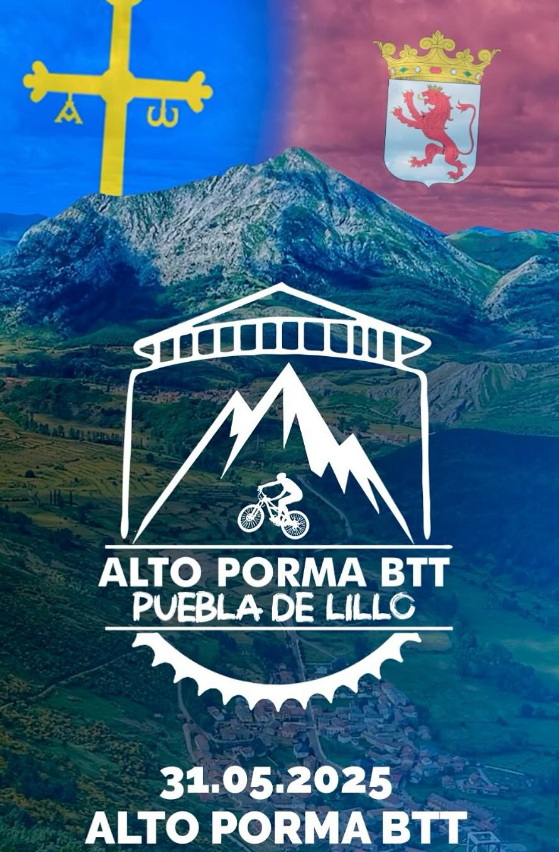 Cartel alto porma btt 2025