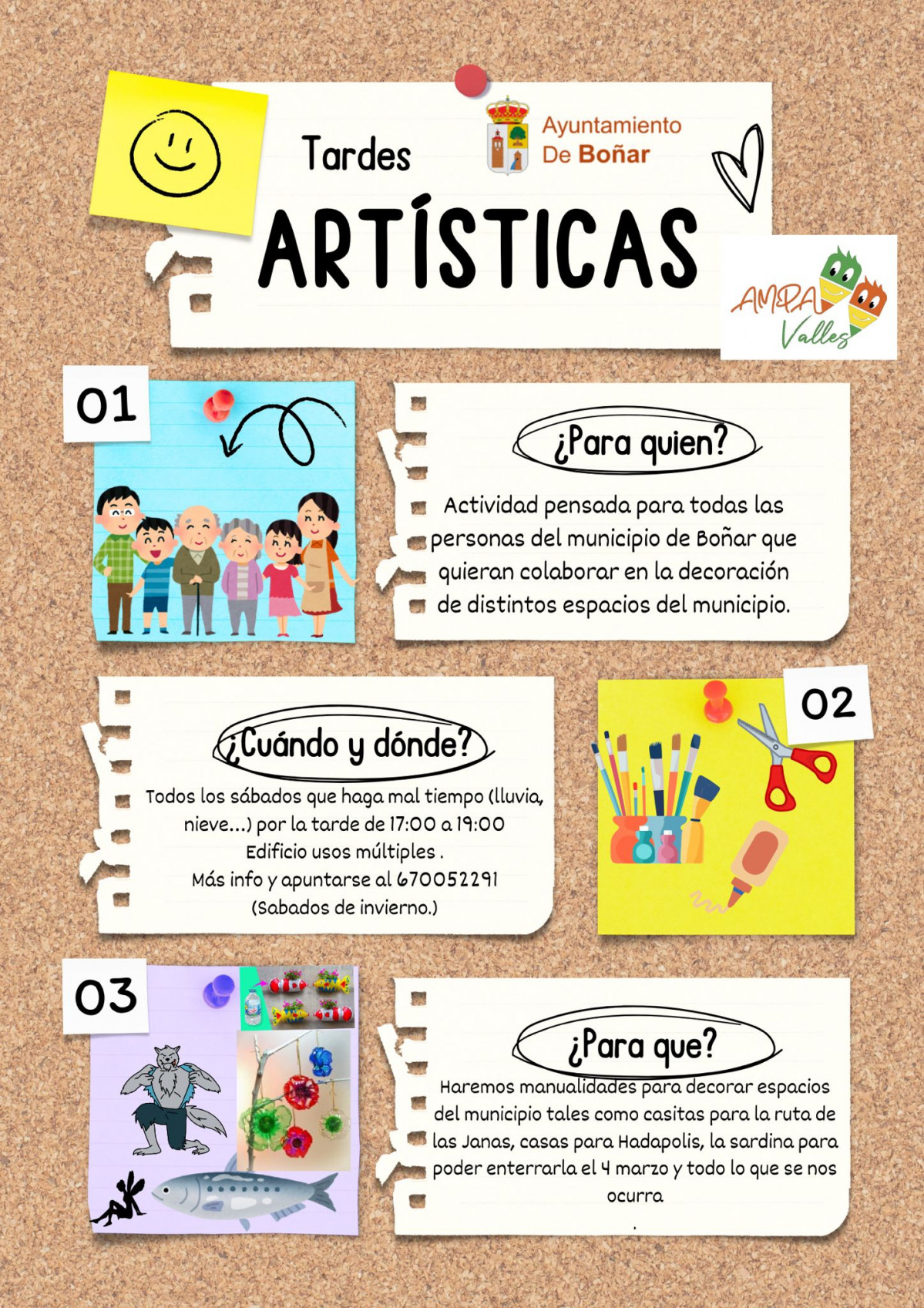 Cartel tardes artisticas