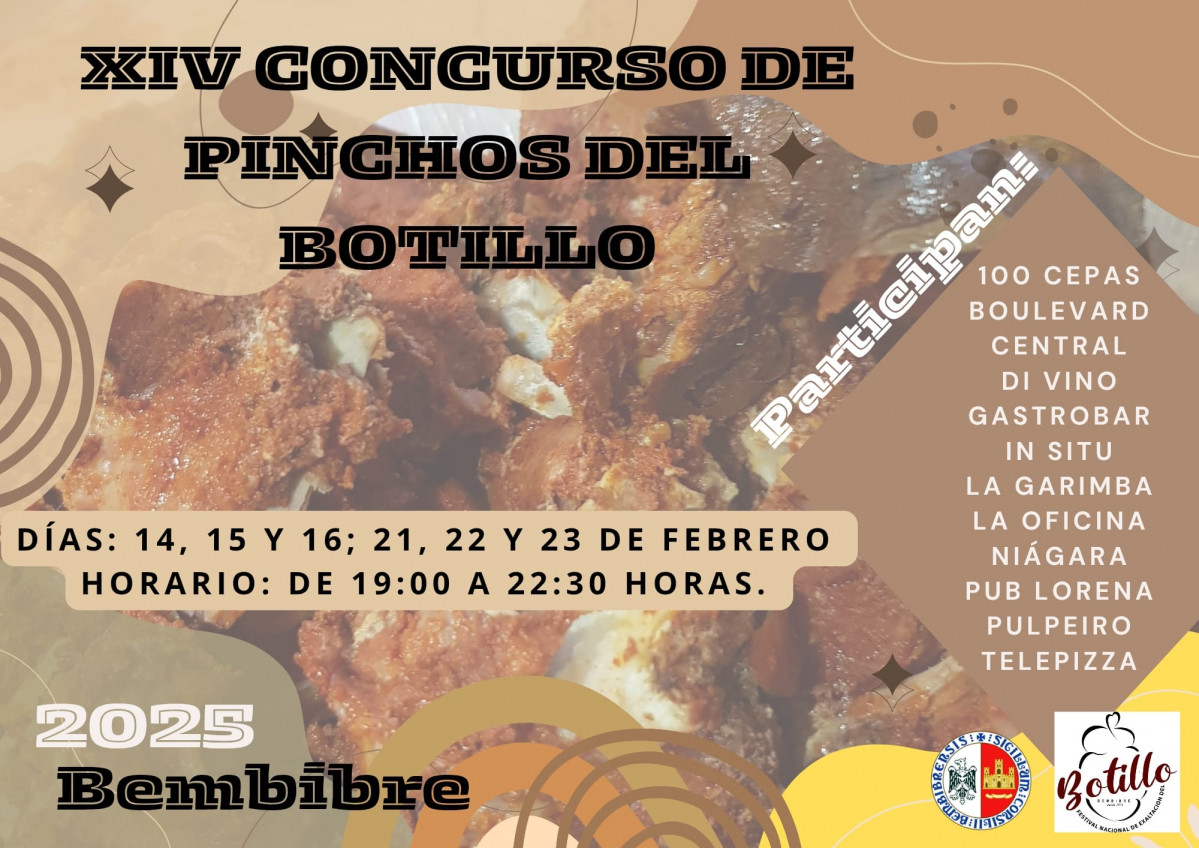 Cartel jornadas de pinchos de botillo