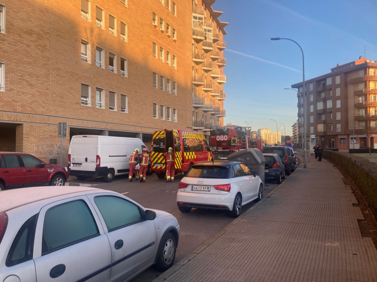 Incendio vivienda leon