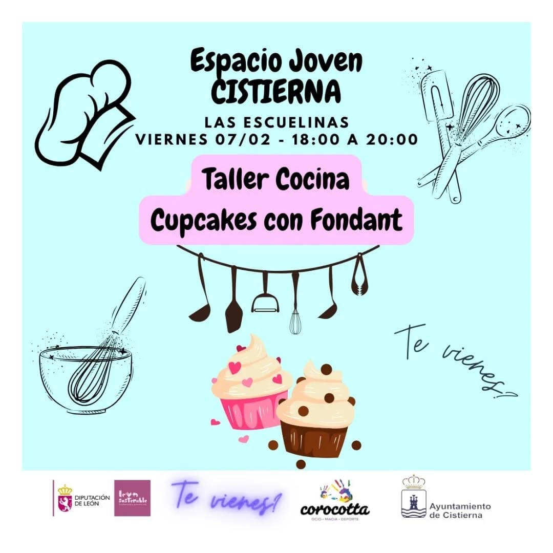Cartel taller cocina