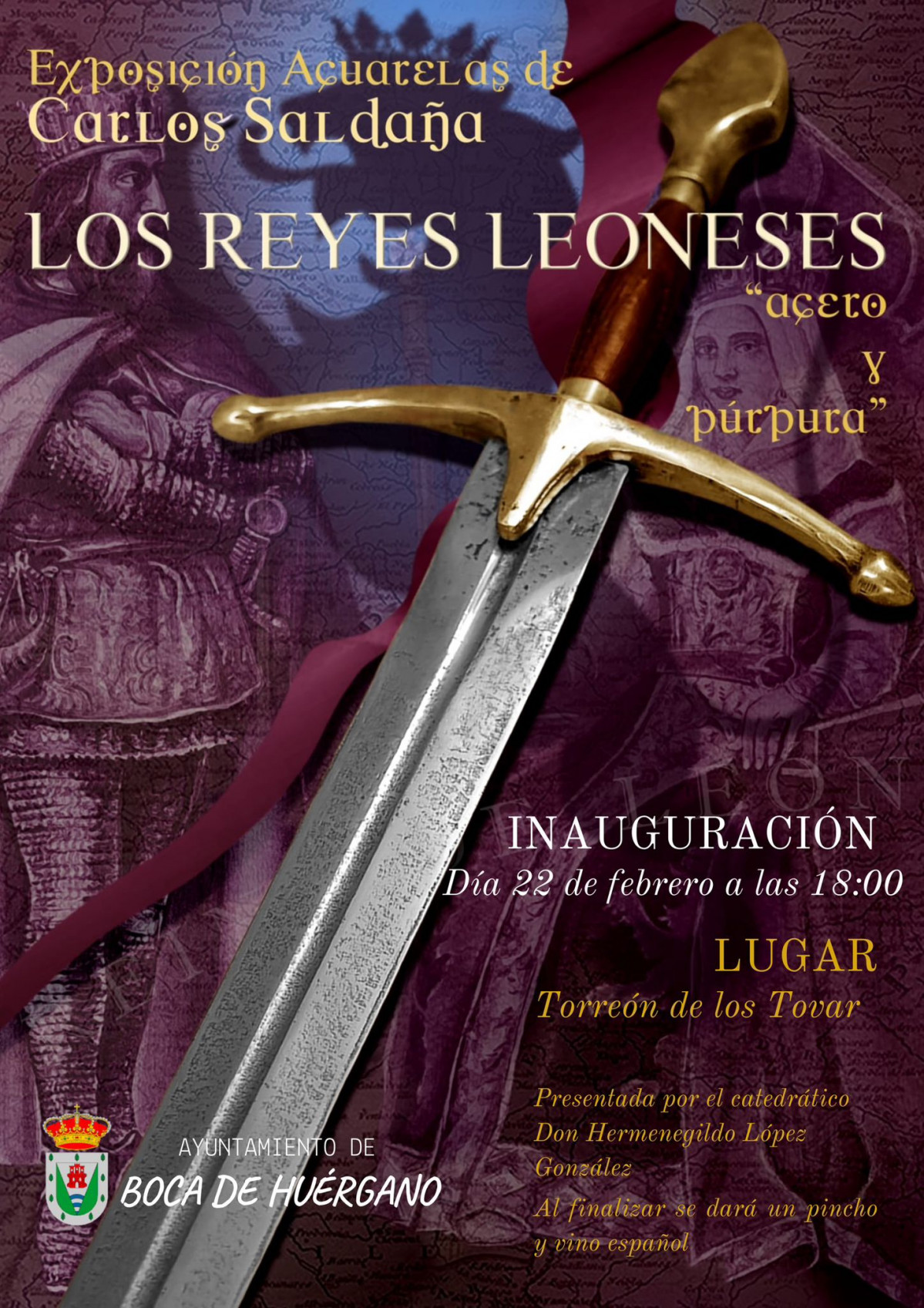 Cartel exposicion reyes leoneses boca