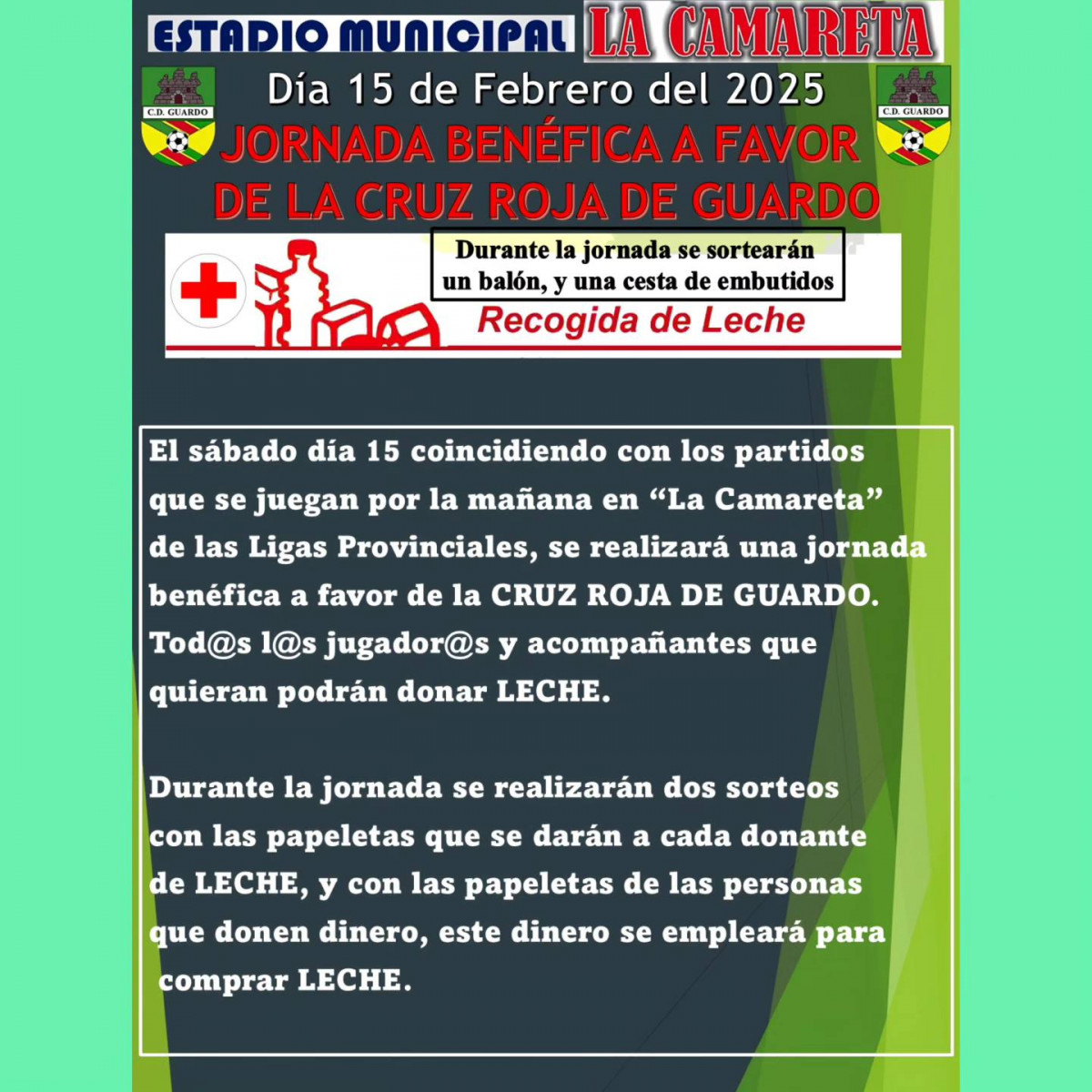 Cartel jornada benefica