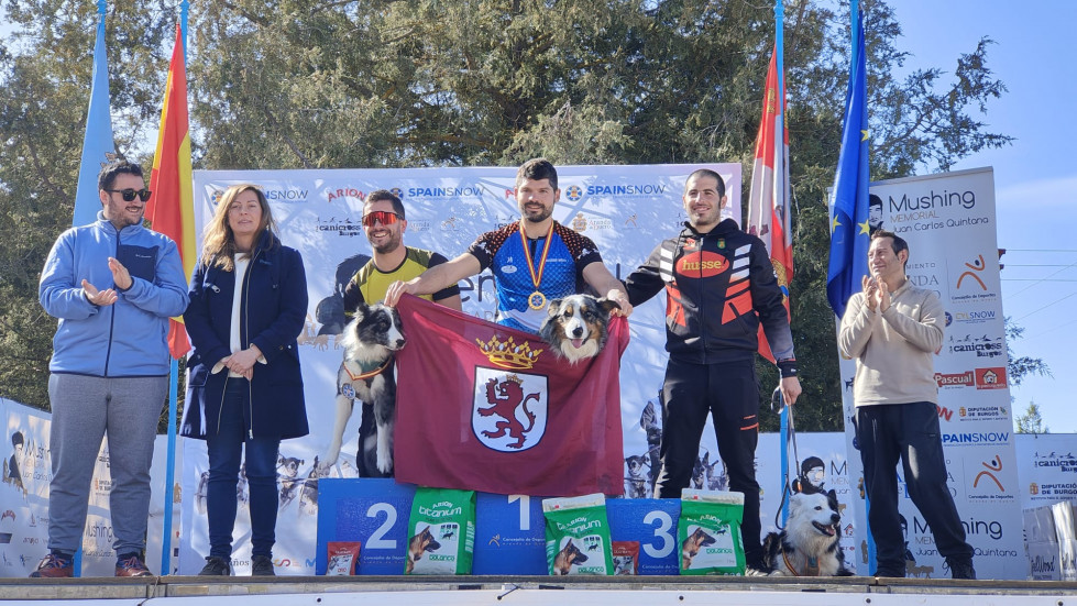Diego quintana morgovejo campeon cyl mushing bikejoring