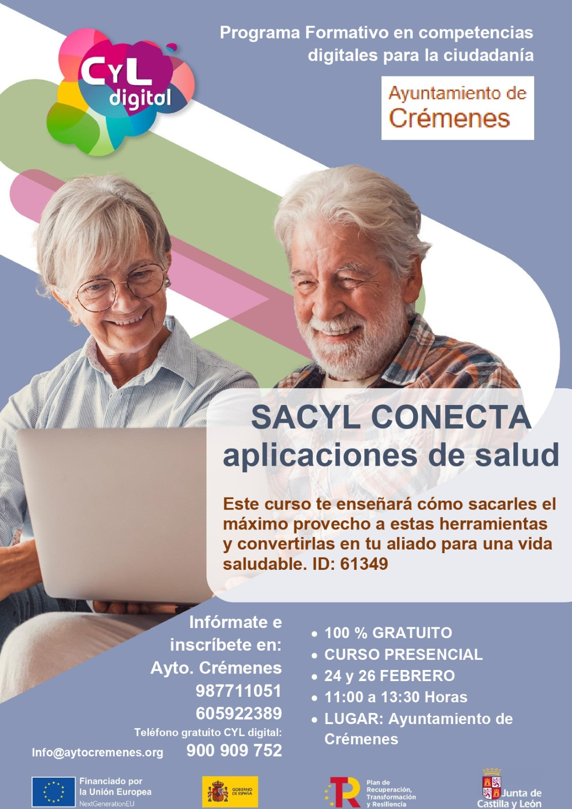 Cartel curso sacyl conecta