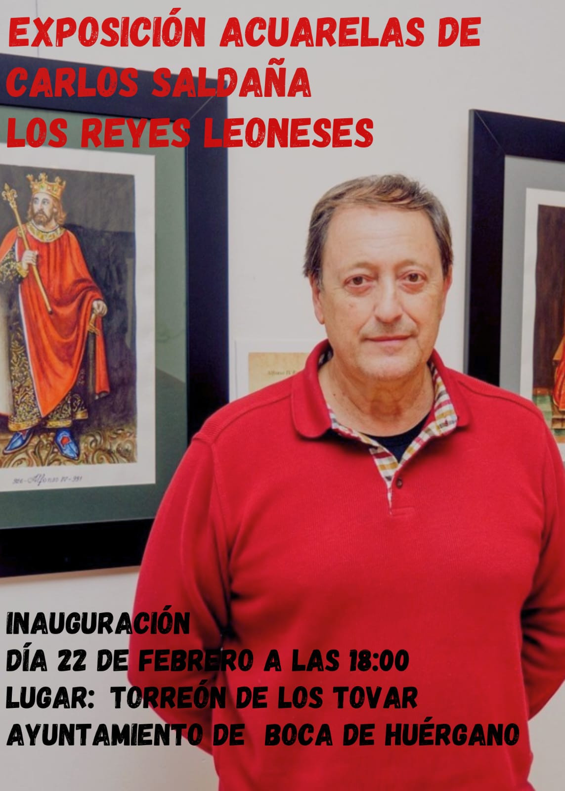 Cartel expo acuarelas