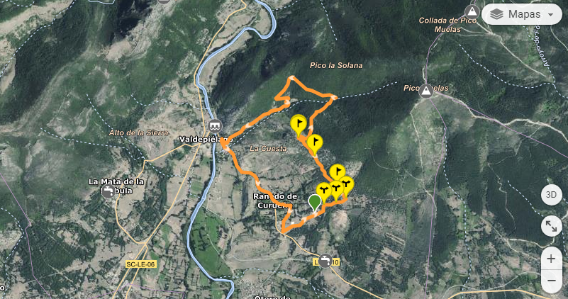 Ruta encinar de ranedo de curueu00f1o