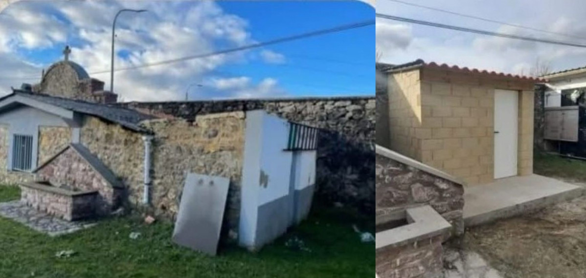 Caseta auxiliar cementerio cistierna