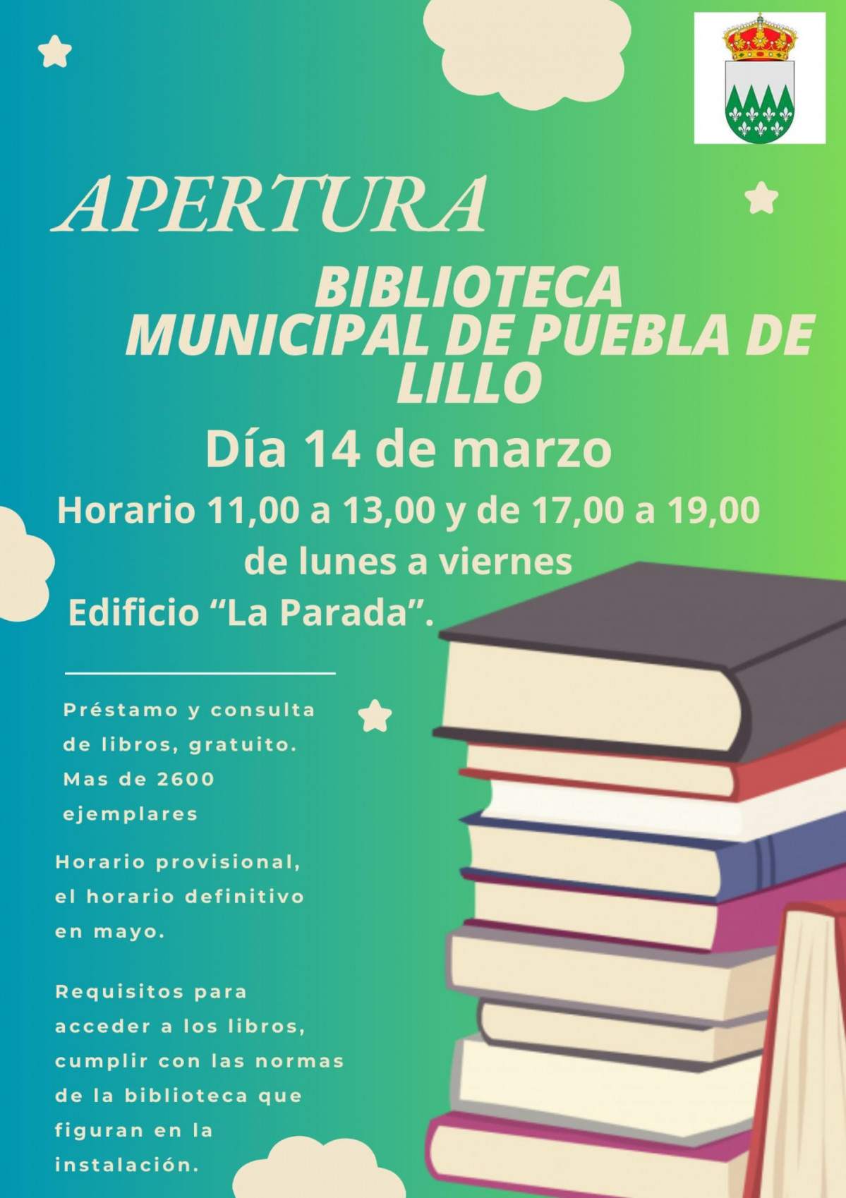 Cartel biblioteca lillo
