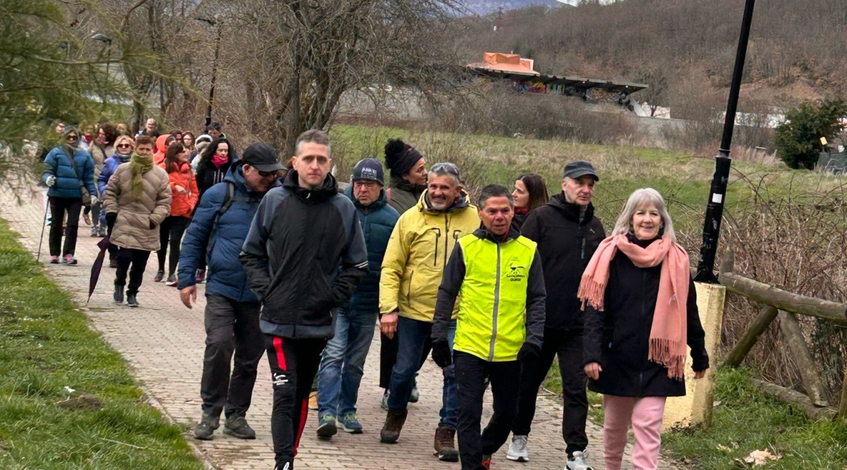 Momento de la caminata