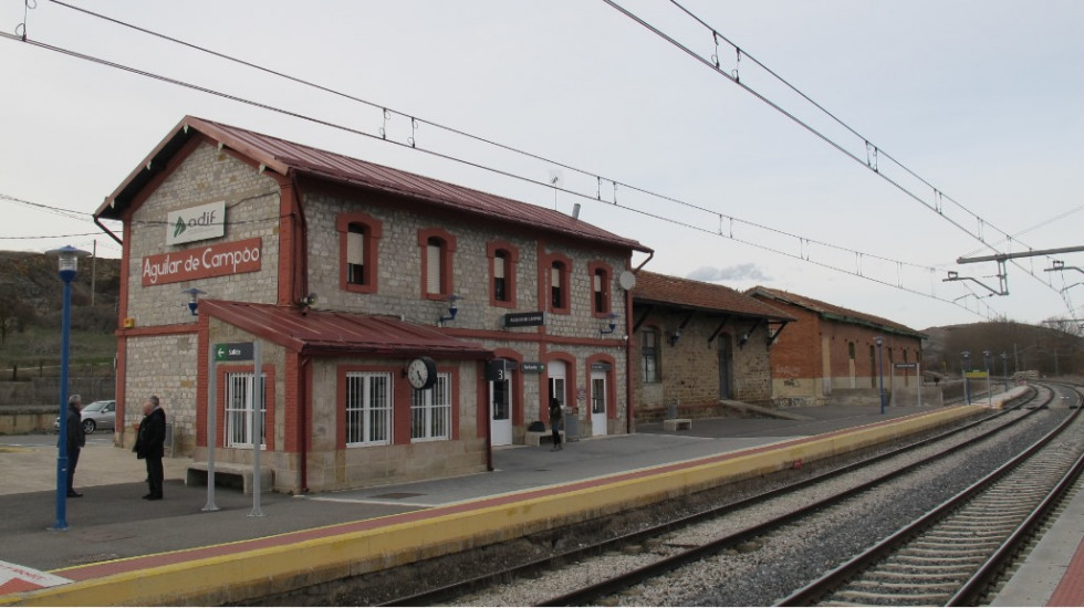 Estacion de tren de aguilar de campoo