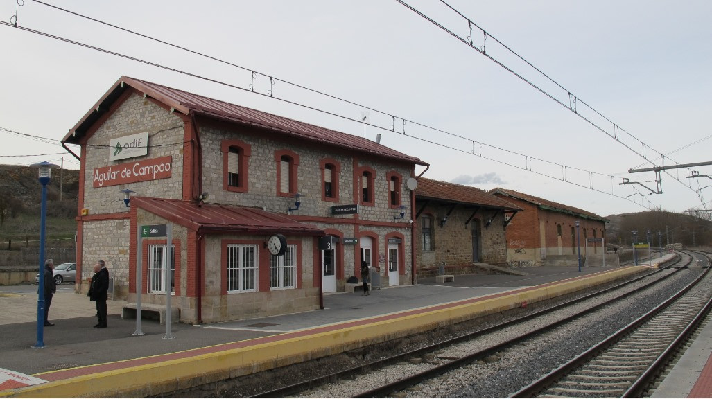 Estacion de tren de aguilar de campoo