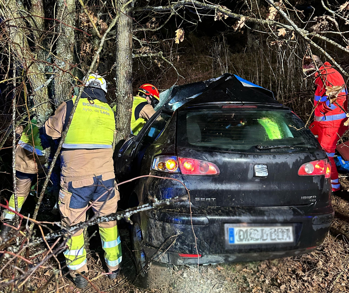 Accidente san andres del rabanedo (2)