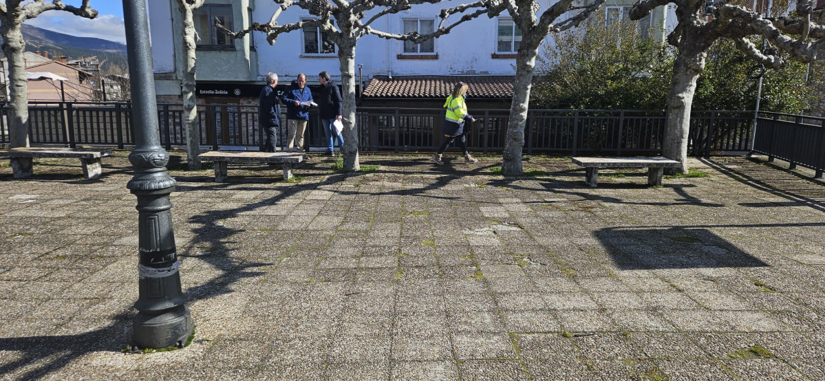 Obras parque mirador del puente velilla