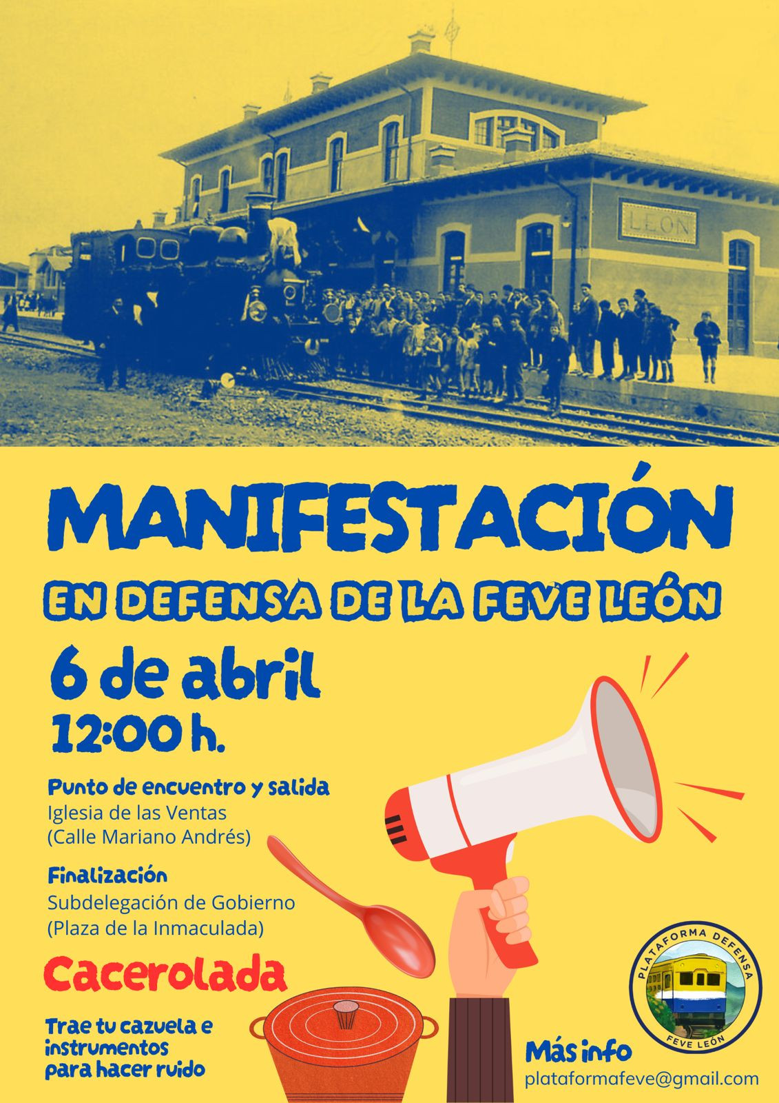 Cartel manifestacion feve 6A