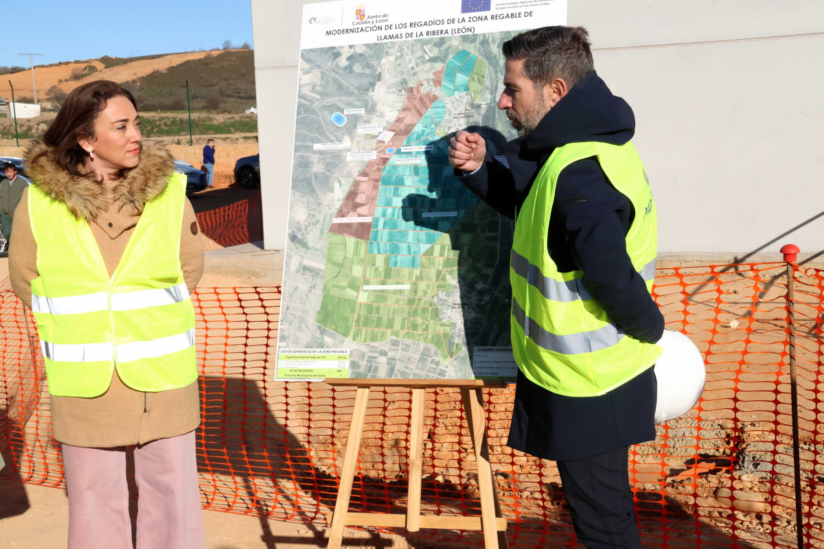 Obras regadios llamas de la ribera
