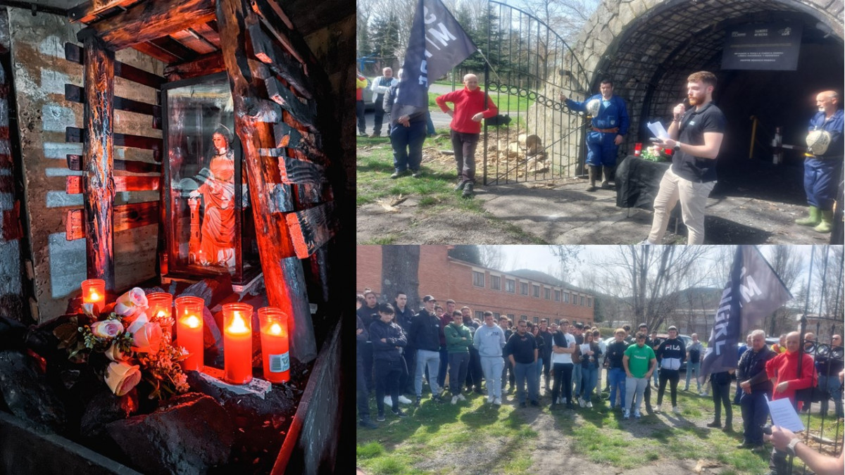 Homenaje sangre minera la robla