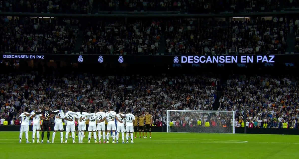 Santiago bernabeu minuto de silencio