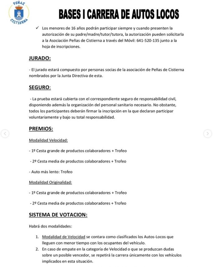 Autos locos cistierna bases 3