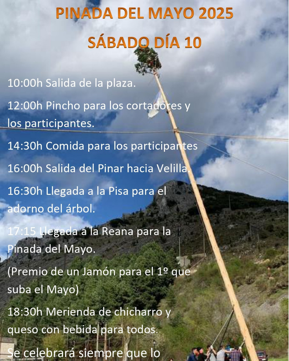 Programa pinada del mayo 25