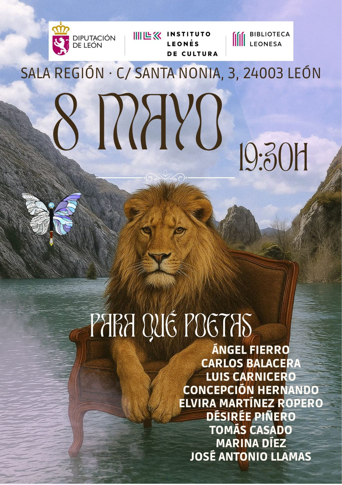 Cartel para que poetas