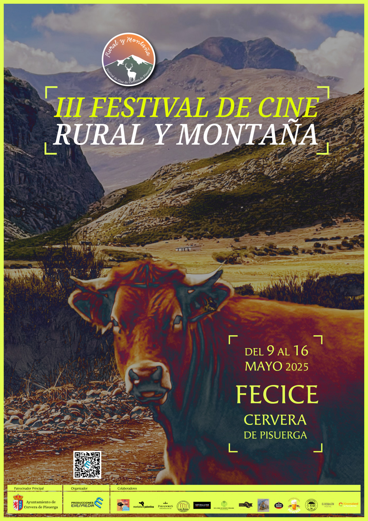 CARTEL III Festival de cine rural y de montau00f1a cervera