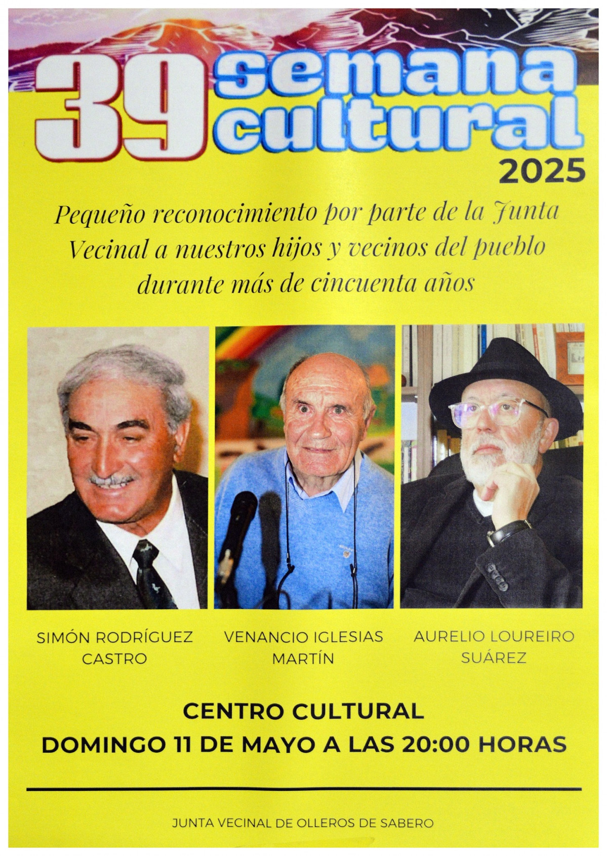 Cartel reconocimiento olleros