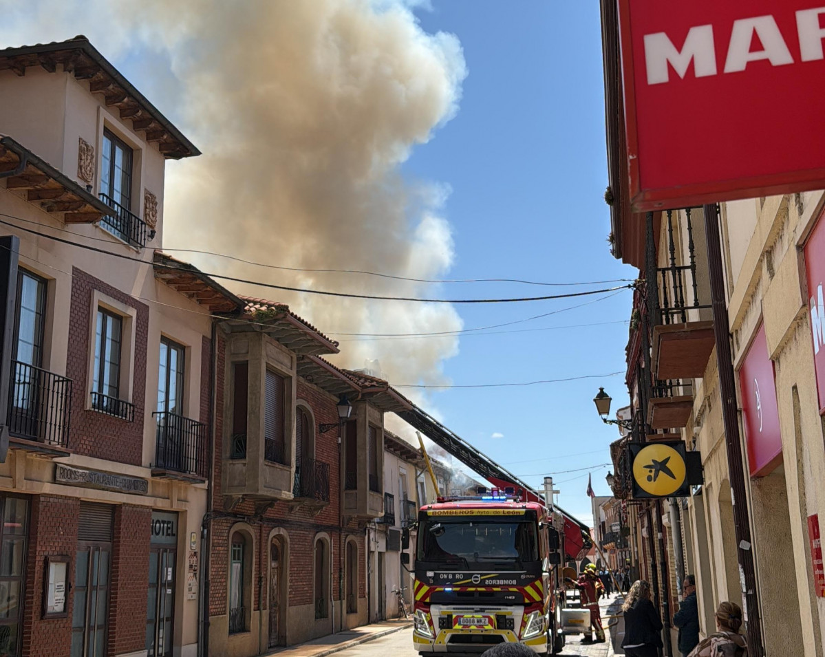 Incendio mansilla de las mulas