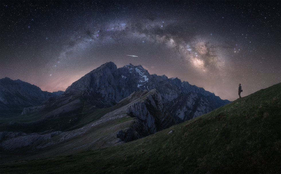 Via lactea macizo oriental picos de europa ruben vela