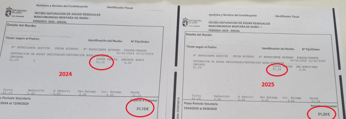 Recibos aguas