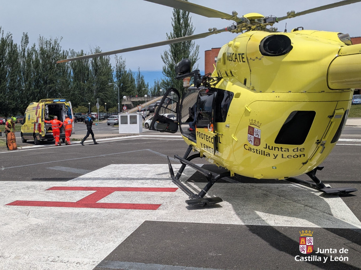 Helicoptero 112 castilla y leon rescate 2025 2