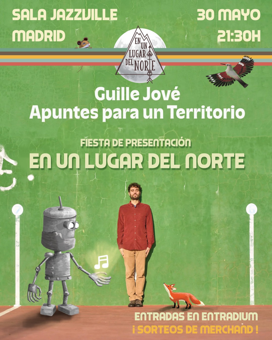 PRESENTACIOu0301N EN UN LUGAR DEL NORTE MADRID GUILLE JOVEu0301