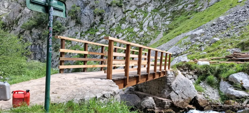 Obras canal del texu ruta de la reconquista