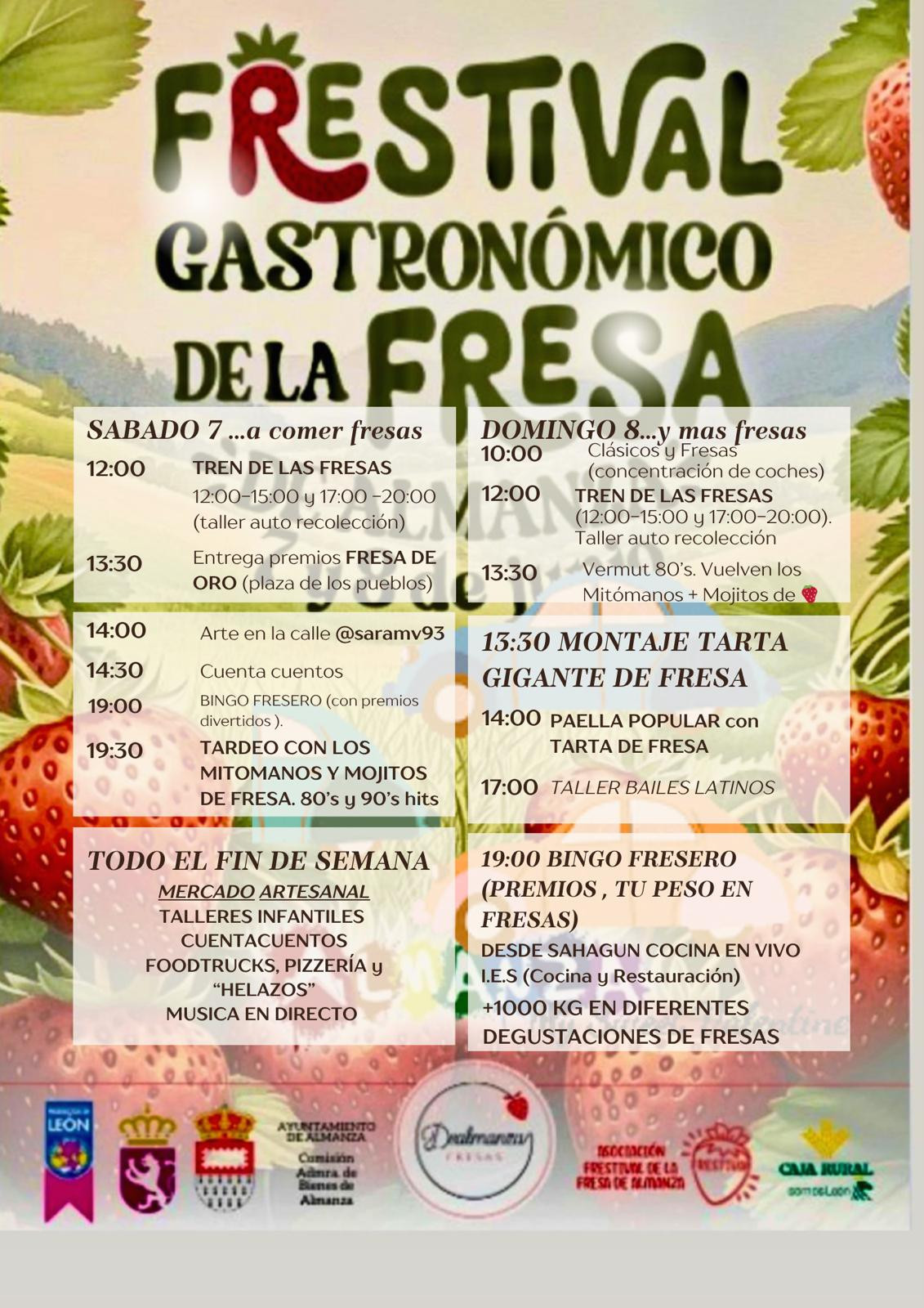 Programa frestival de la fresa 2025