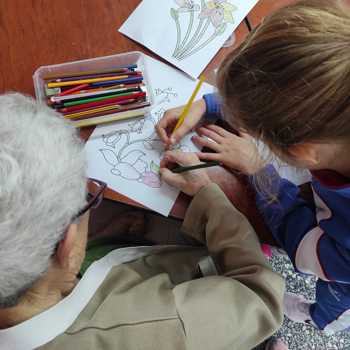 Sesiones intergeneracionales tercera actividad