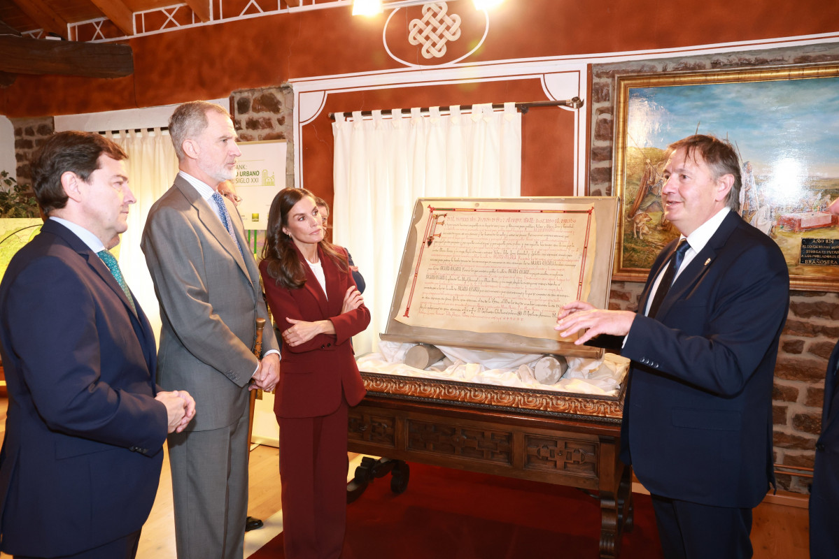 Visita reyes de españa 1.200 aniversario fuero de brañosera