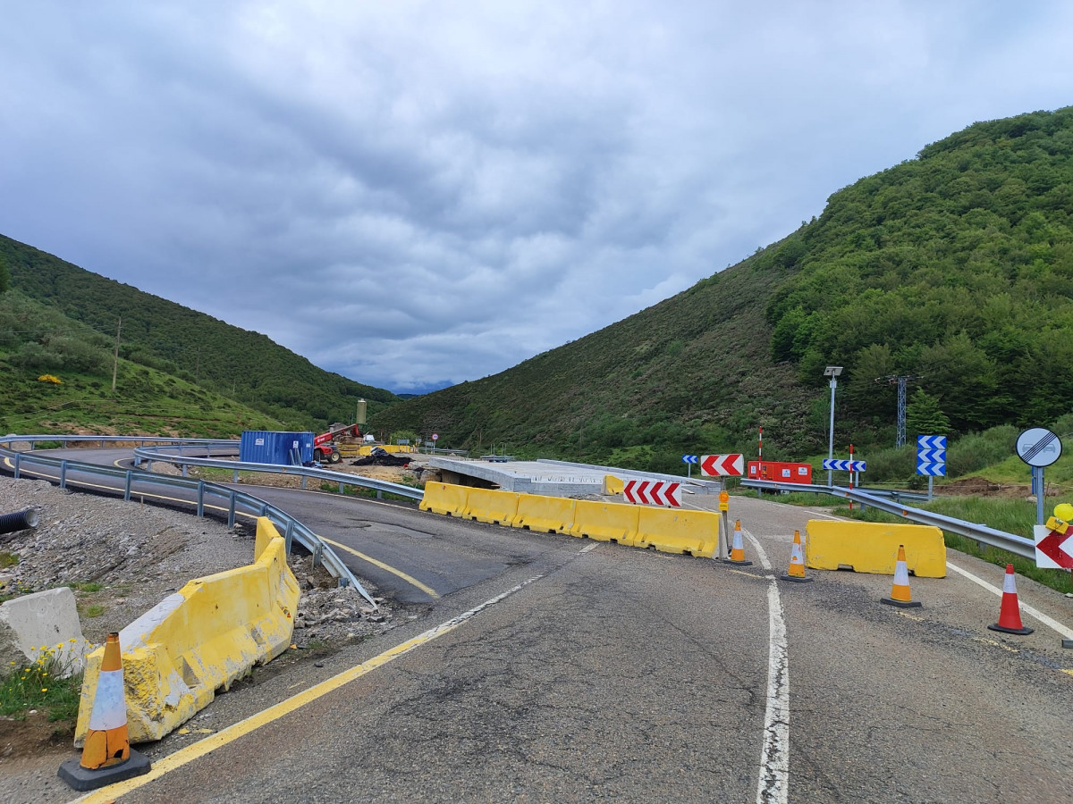 Puente obras   N625 acceso Puerto del ponton