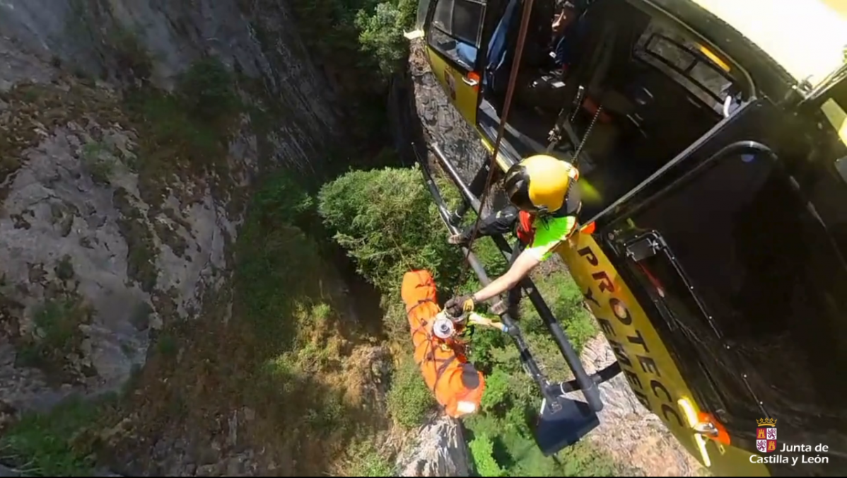 Rescate valporquero jcyl