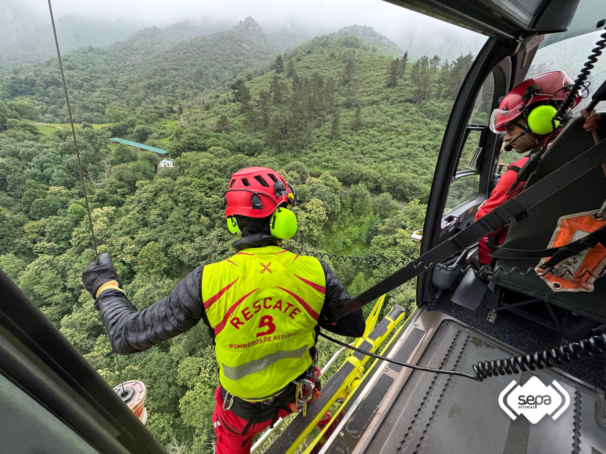 Rescate ruta del cares SEPA