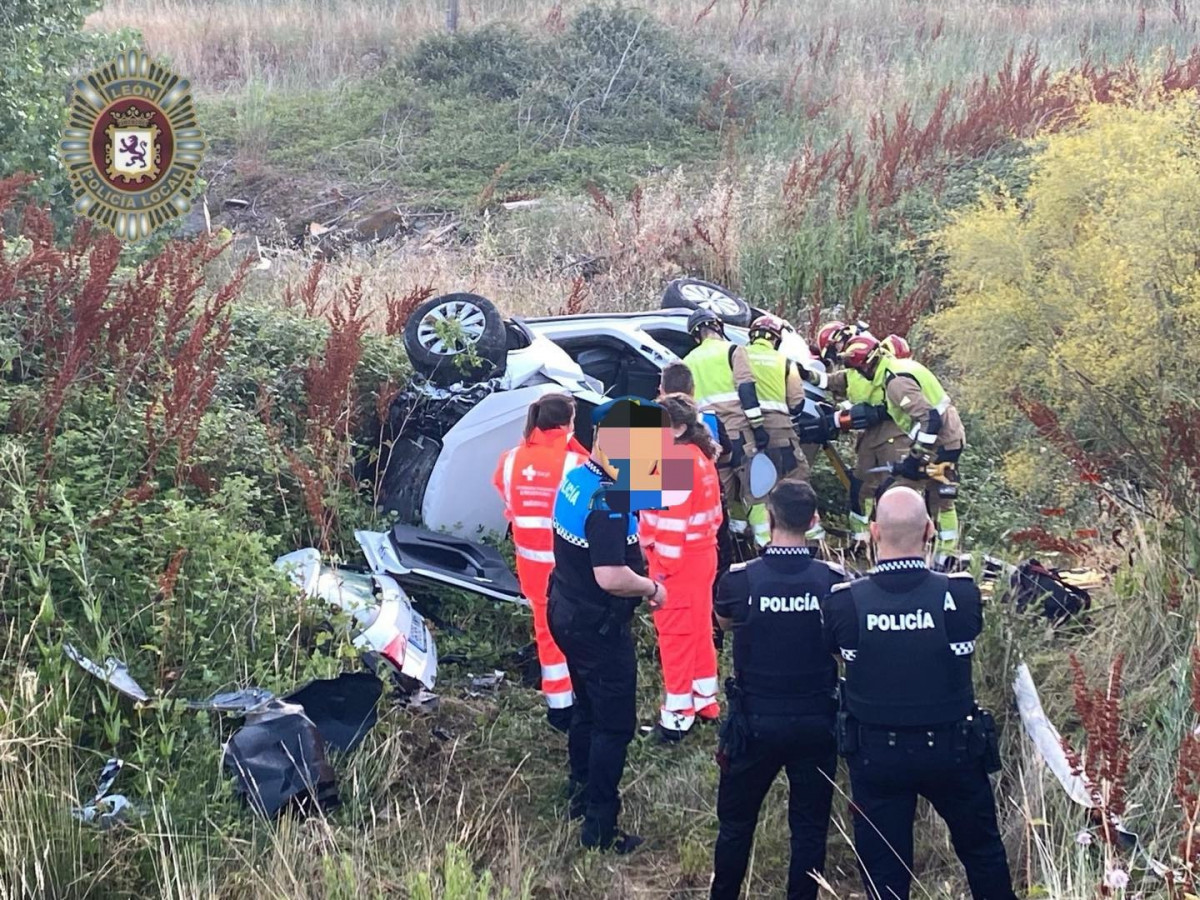Accidente ronda leon (2)