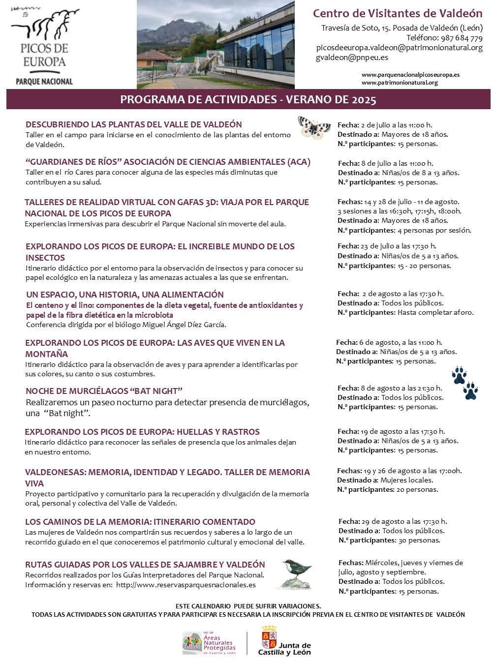 Programa verano 2025