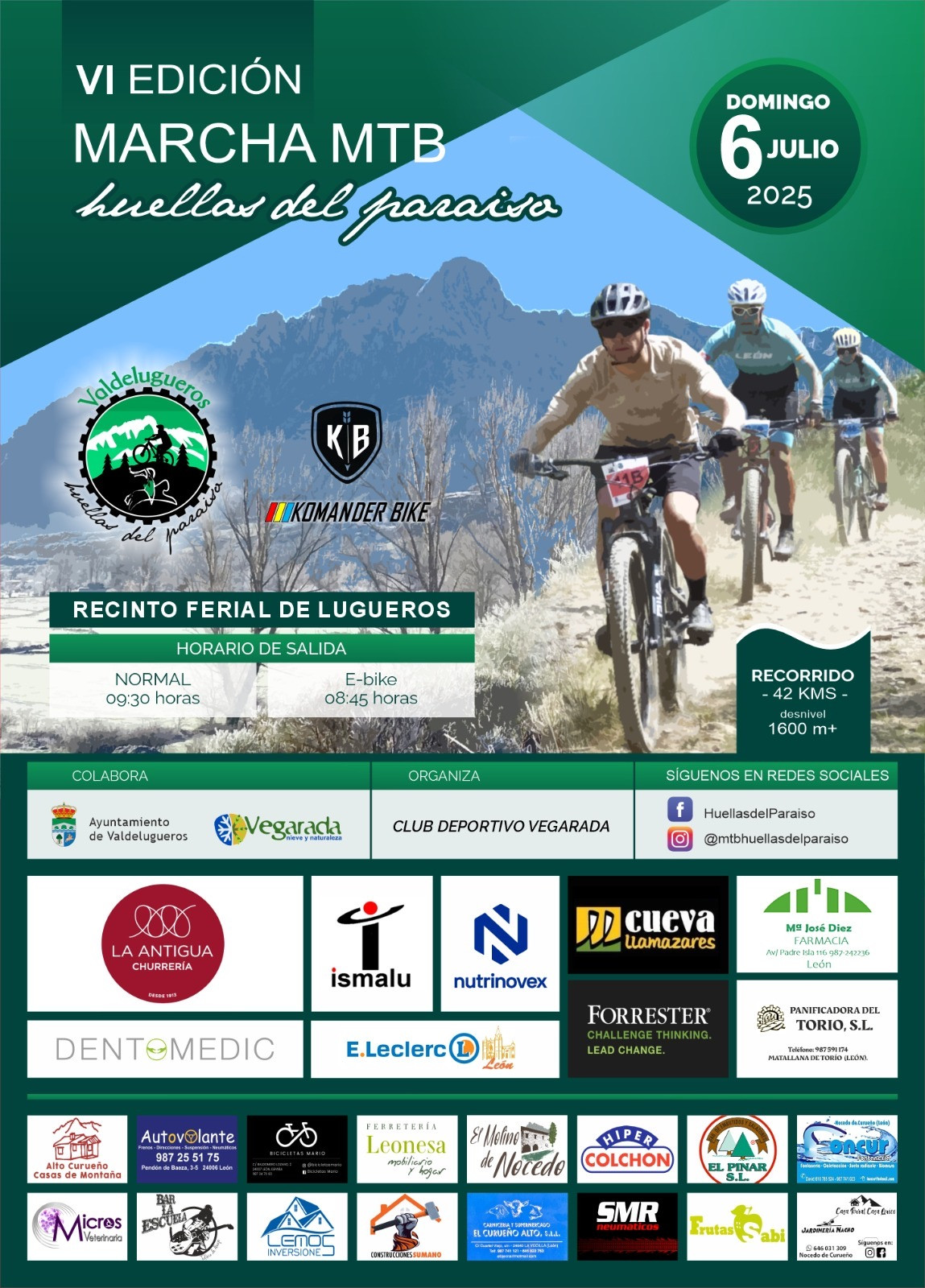 Cartel huellas del paraiso