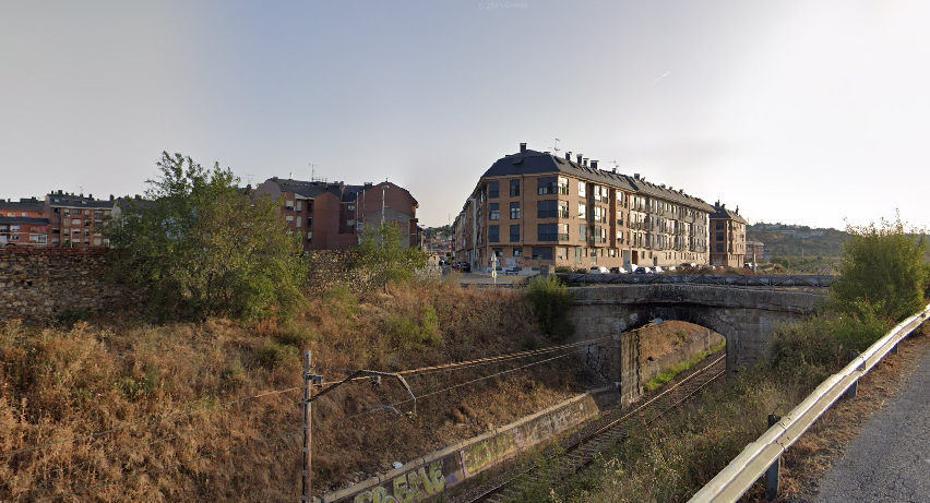 Vias del tren ponferrada