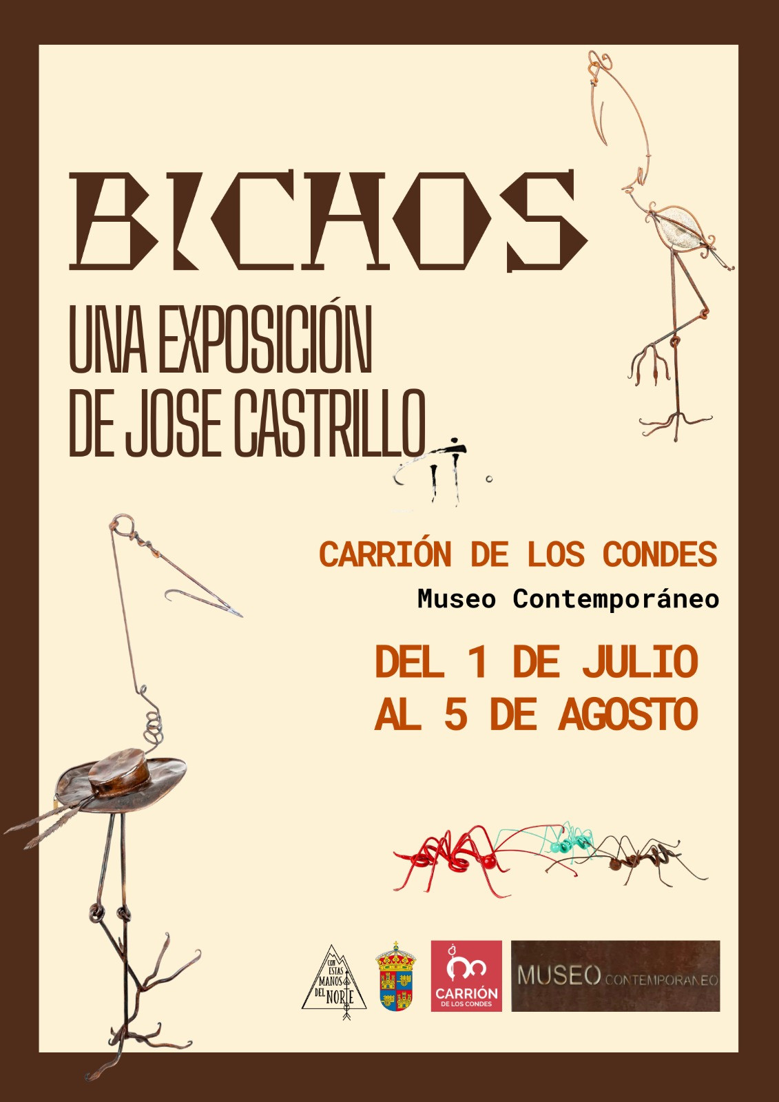 CARTEL EXPOSICIÓN BICHOS