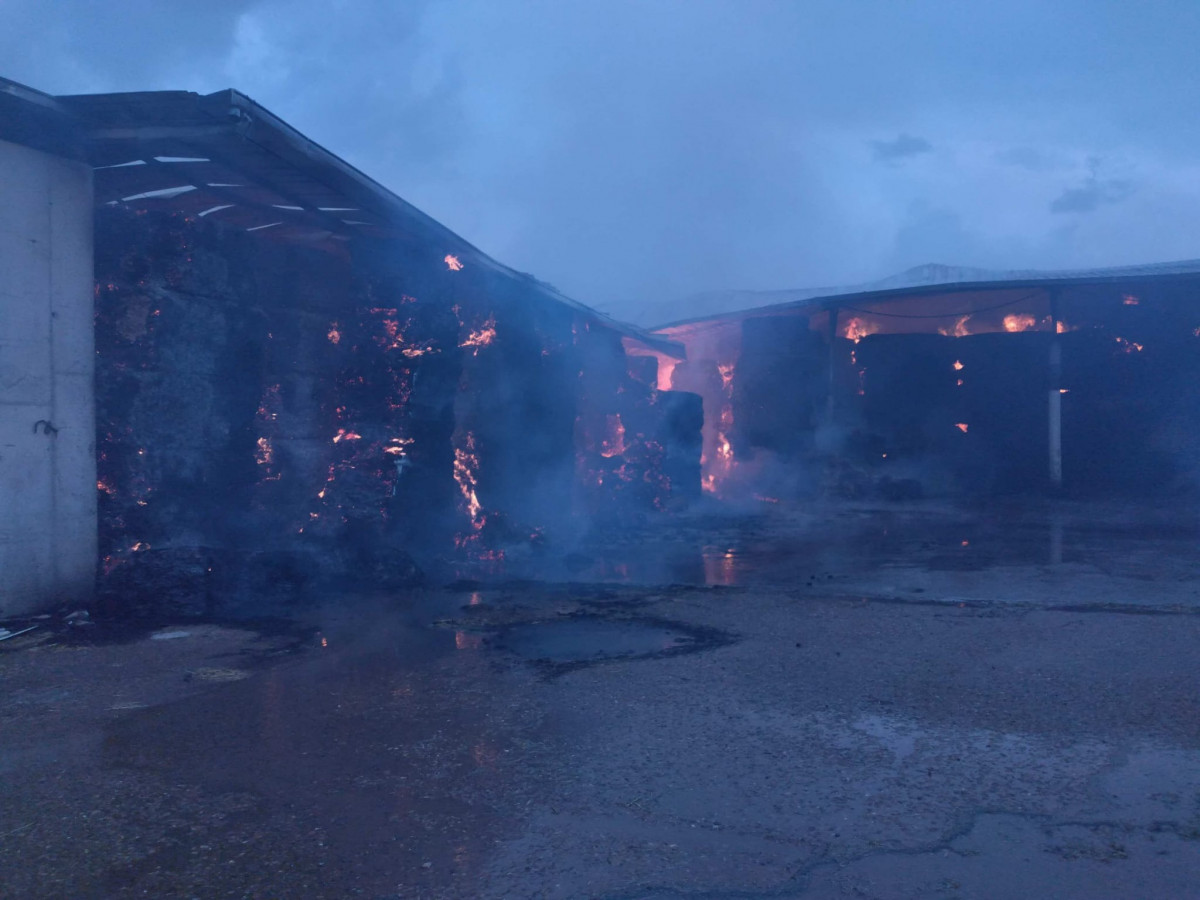 Incendio nave  Sahelices del Payuelo