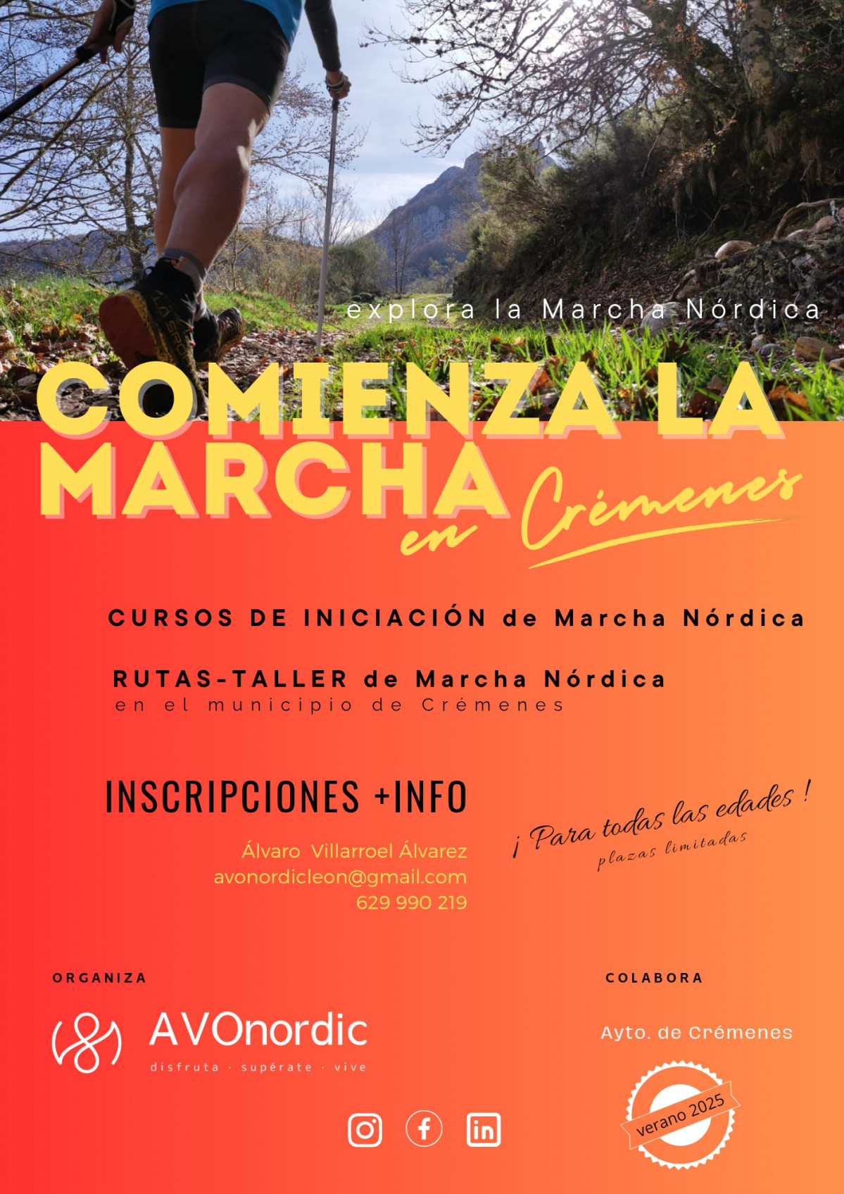 Cartel marcha nordica