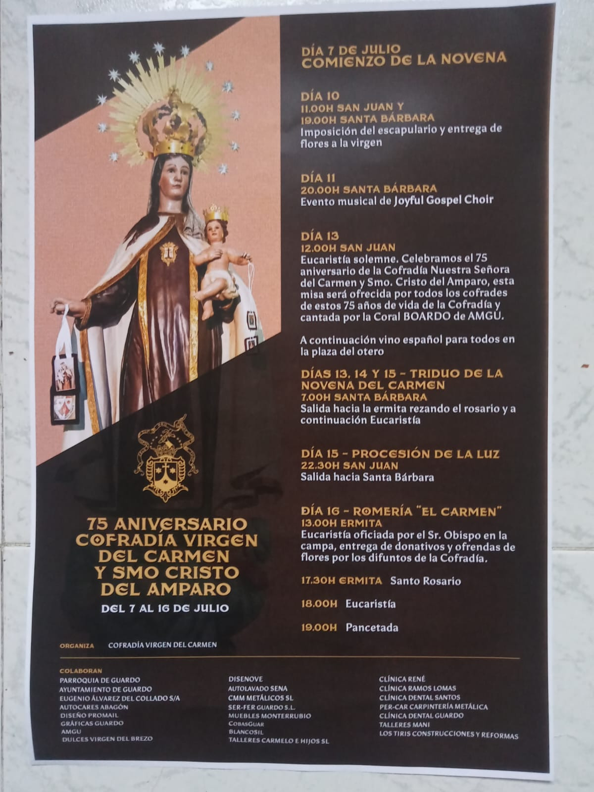 Cofradia virgen del carmen