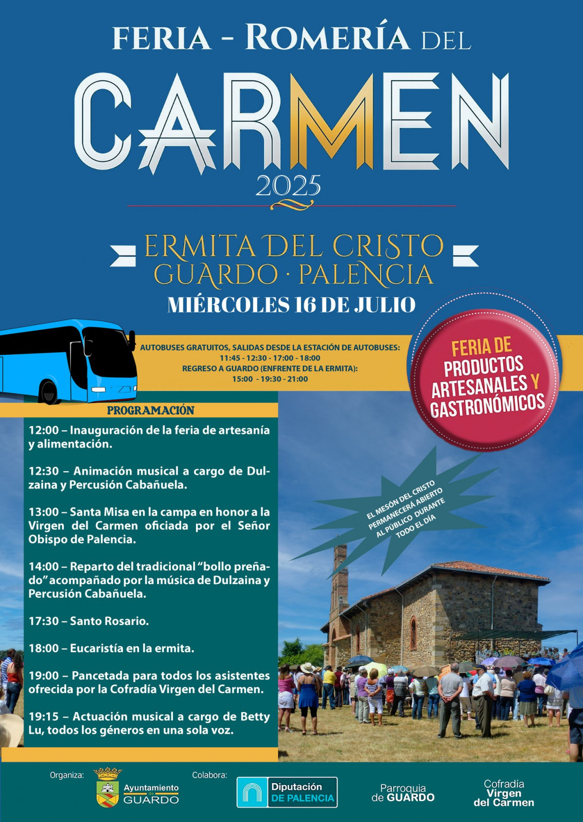 Cartel romeria del carmen
