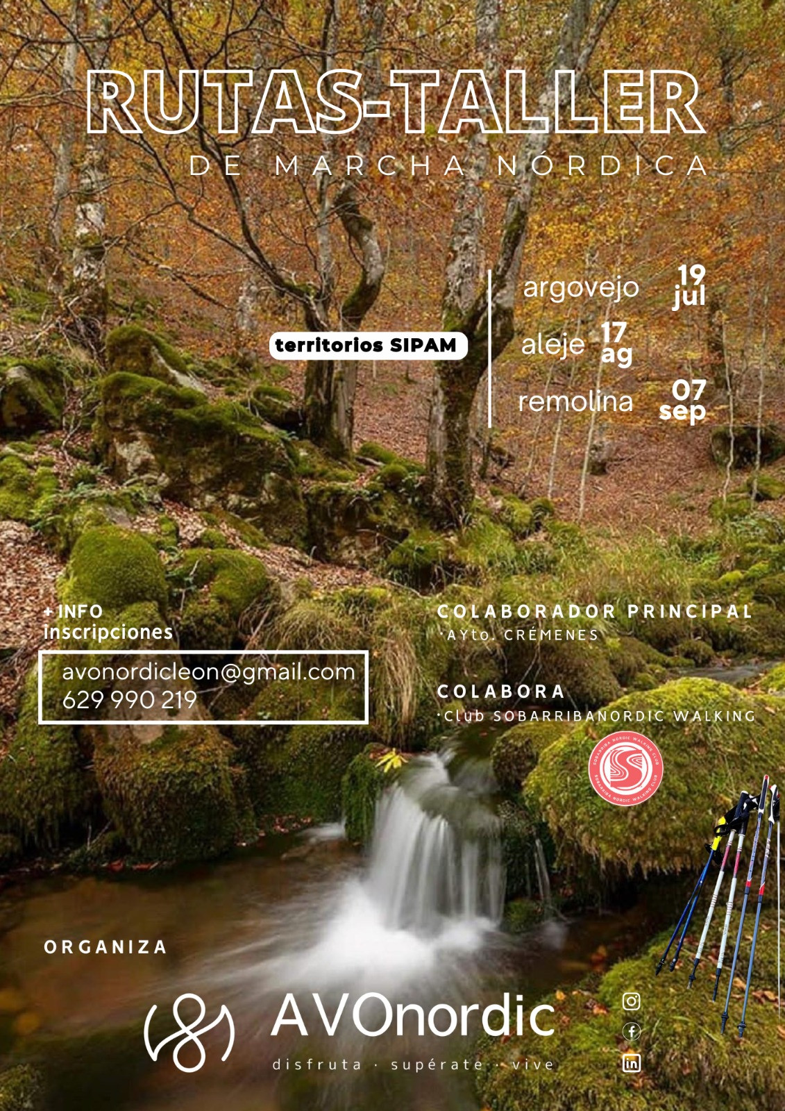Cartel marcha nordica cremenes